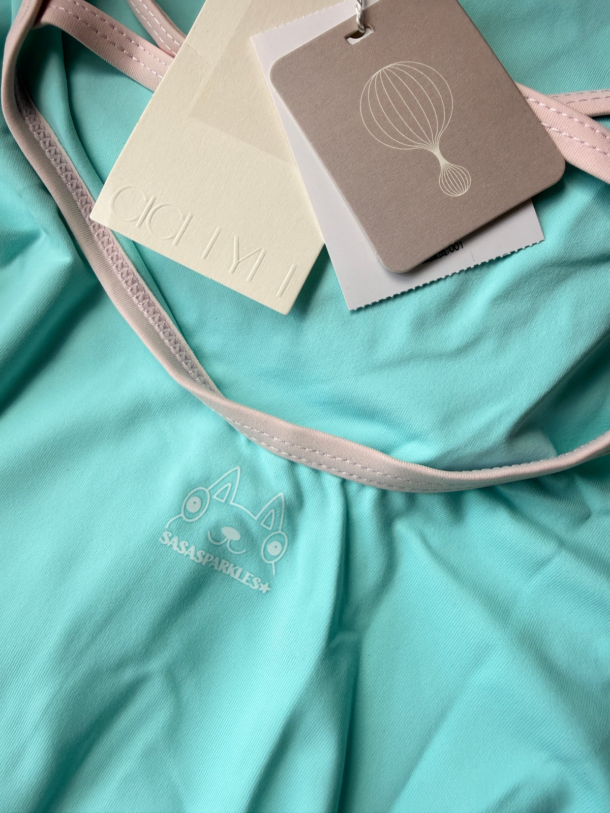 Sparkles Mint Leotard 夢幻薄荷綠連身舞衣