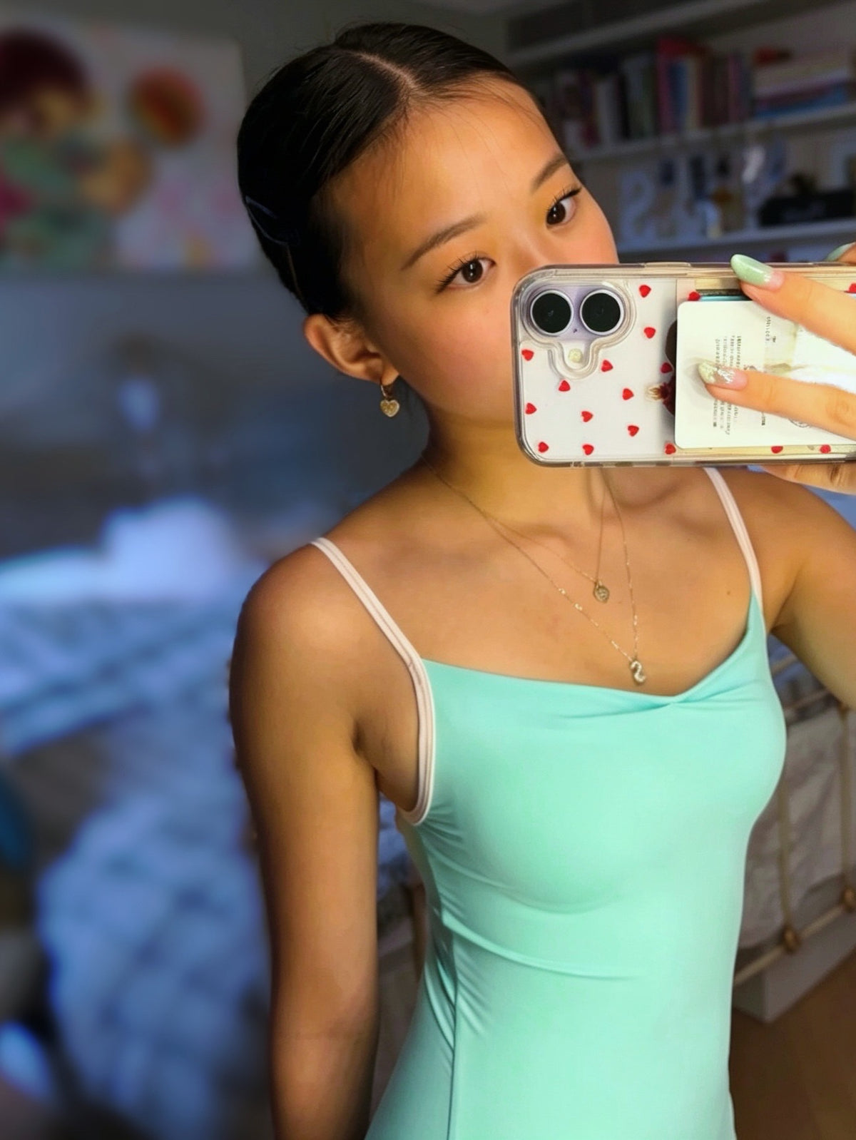 Sparkles Mint Leotard 夢幻薄荷綠連身舞衣